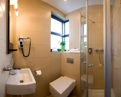 Ein Badezimmer in der Unterkunft Maurers Zollamt Hotel