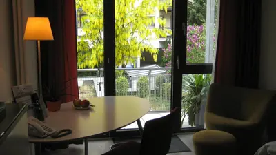 Ein Sitzbereich in der Unterkunft Maurers Zollamt Hotel