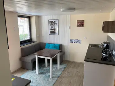 Küche/Küchenzeile in der Unterkunft Apartment am Kaffelstein - mit Terrasse