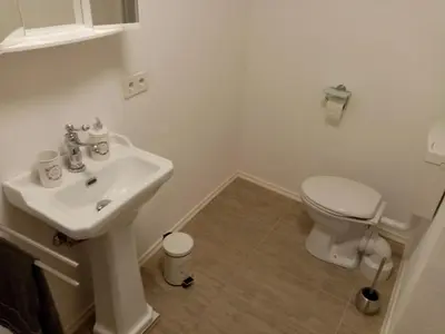 Ein Badezimmer in der Unterkunft Haus Elbert Eschau