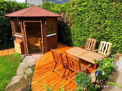 Ein Garten an der Unterkunft Ferienhaus Marré - mit Grill, Feuerstelle und Gartensauna