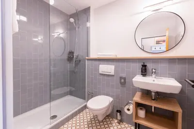 Ein Badezimmer in der Unterkunft Garner Hotel Mannheim City by IHG