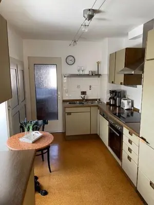 Küche/Küchenzeile in der Unterkunft Ferienwohnung Anke Kaufmann