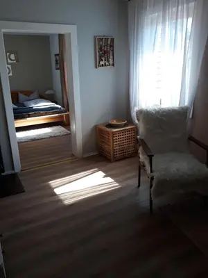 Ein Bett oder Betten in einem Zimmer der Unterkunft Bergfeldhof