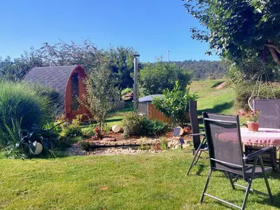 Ein Garten an der Unterkunft Bergfeldhof