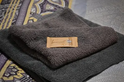 Ein Bett oder Betten in einem Zimmer der Unterkunft Haus Rheinsheimer Scheuer