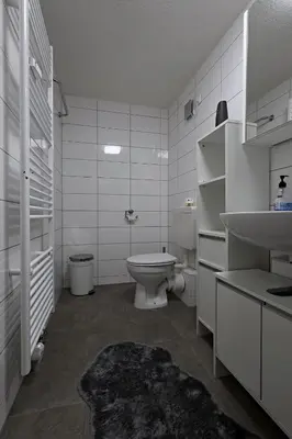 Ein Badezimmer in der Unterkunft Haus Rheinsheimer Scheuer