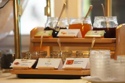 Getränke in der Unterkunft Schlosshotel Karlsruhe