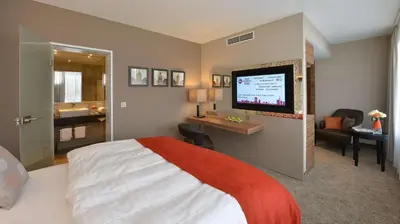 Ein Bett oder Betten in einem Zimmer der Unterkunft Best Western Plus Delta Park Hotel
