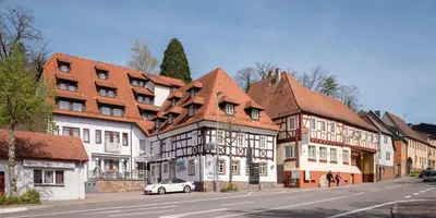 Das Gebäude in dem sich das Hotel befindet