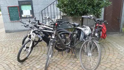 Radfahren an der Unterkunft Adler Gaststube Hotel Biergarten oder in der Nähe