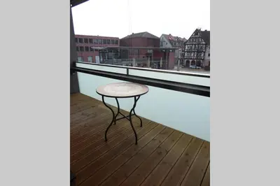 Ein Balkon oder eine Terrasse in der Unterkunft Im Herzen von Aschaffenburg