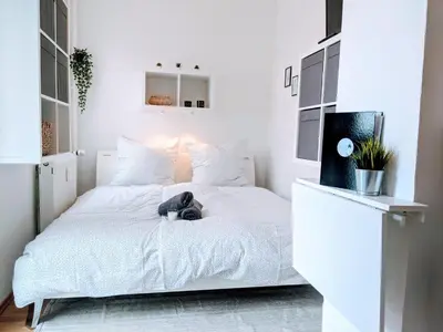 Ein Bett oder Betten in einem Zimmer der Unterkunft LENASTAY l Tiny Apartment in Top Location