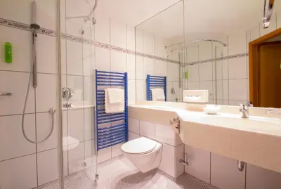 Ein Badezimmer in der Unterkunft Hotel Rio Karlsruhe