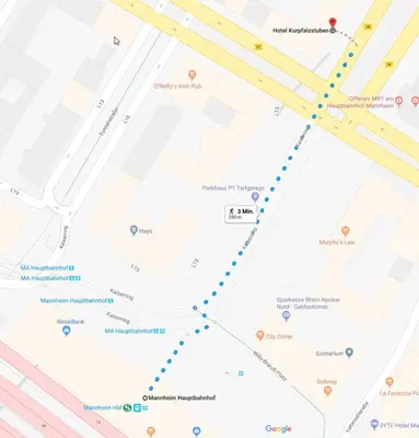 Grundriss der Unterkunft Hotel Kurpfalzstuben