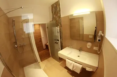Ein Badezimmer in der Unterkunft Schlosshotel Molkenkur