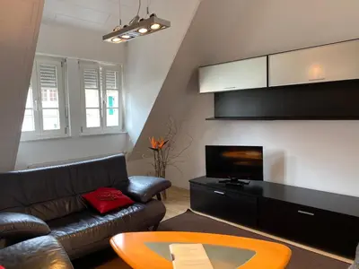 TV/Unterhaltungsangebot in der Unterkunft Ferienwohnung Wappenstube