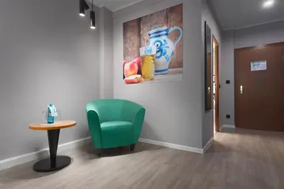 Ein Sitzbereich in der Unterkunft Trip Inn Hotel Egelsbach Frankfurt