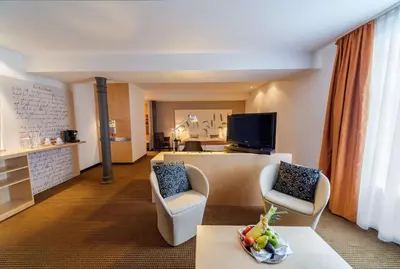 Ein Sitzbereich in der Unterkunft nestor Hotel Stuttgart-Ludwigsburg