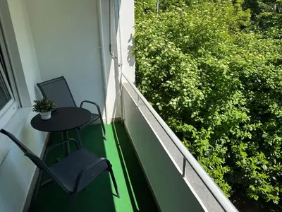 Ein Garten an der Unterkunft Family Apartment