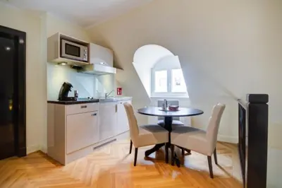 Küche/Küchenzeile in der Unterkunft Die Villa