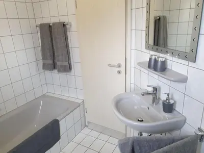Ein Badezimmer in der Unterkunft Ferienwohnung Bernhard