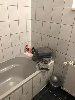 Ein Badezimmer in der Unterkunft Ferienwohnung Janson-2