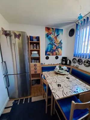 Küche/Küchenzeile in der Unterkunft Ferienwohnung galina