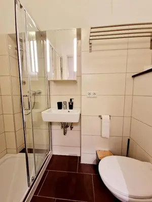 Ein Badezimmer in der Unterkunft Hofgarten Apartments