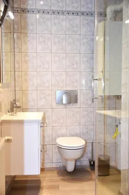 Ein Badezimmer in der Unterkunft FeWo 1 - Deidesheim