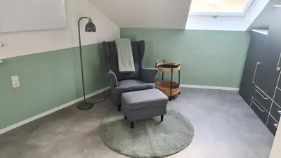 Ein Sitzbereich in der Unterkunft FeWo 2 - Deidesheim