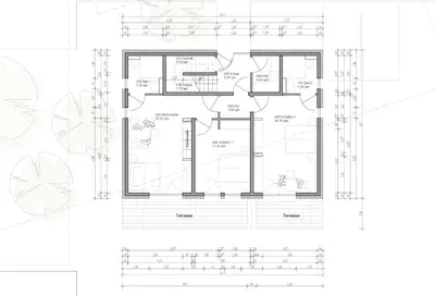 Grundriss der Unterkunft Sonnenscheinhaus Wohnung 1