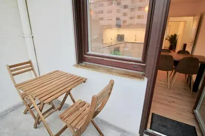 Grundriss der Unterkunft Fantastische Moderne und Zentrale Wohnung mit Balkon