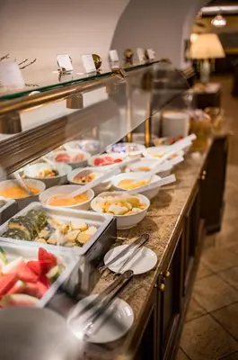 Essen im Hotel oder in der Nähe
