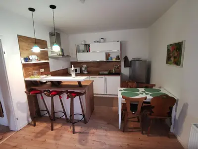 Küche/Küchenzeile in der Unterkunft Im Herzen des Kraichgaus 1