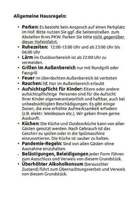Grundriss der Unterkunft Oberzent-Hostelstyle nur für aktive Touristen