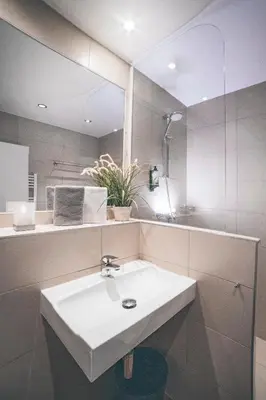 Ein Badezimmer in der Unterkunft Gartenstadt Hotel