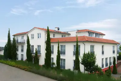 Das Gebäude in dem sich das Hotel befindet