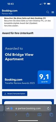 Grundriss der Unterkunft Old Bridge View Apartment
