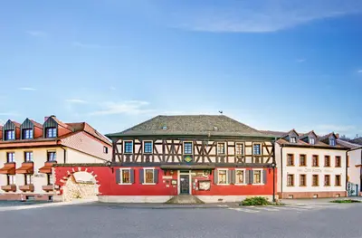 Das Gebäude in dem sich das Hotel befindet