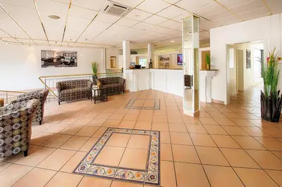 Küche/Küchenzeile in der Unterkunft ACHAT Hotel Bad Dürkheim