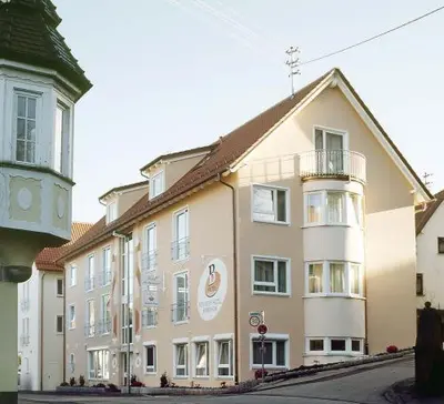 Das Gebäude in dem sich das Hotel befindet