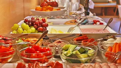 Essen im Hotel oder in der Nähe