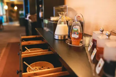 Kaffee-/Teezubehör in der Unterkunft PLAZA Hotel Bruchsal