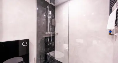Ein Badezimmer in der Unterkunft PLAZA Hotel Bruchsal