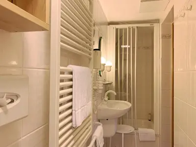 Ein Badezimmer in der Unterkunft Landhotel Untere Kapfenhardter Mühle