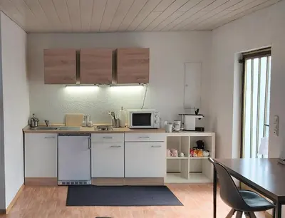 Küche/Küchenzeile in der Unterkunft Apartment zum Wohlfühlen in ruhiger Lage