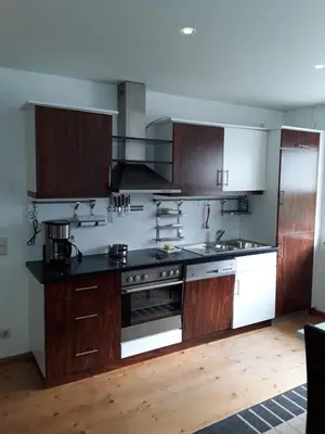 Küche/Küchenzeile in der Unterkunft Ferien- und Monteurwohnung Tina