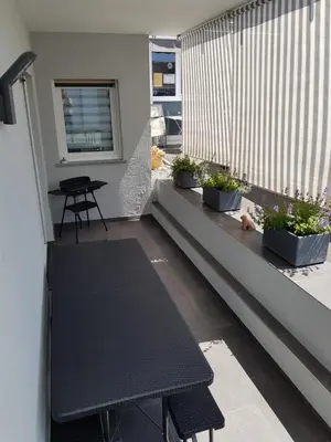 Ein Balkon oder eine Terrasse in der Unterkunft Feriendomizil Bauer