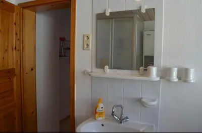 Ein Badezimmer in der Unterkunft Ferienhaus Bärbelstein Barbarossa